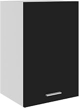 vidaXL Kitchen Cabinet Black Chipboard 39.5x31x60 cm Storage Shelf