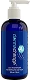 Deep Moisturizing Leave In Conditioner for Hair and Body - with Aloe Vera, Coconut and Tea Tree Oil - Natural Skin Cream Moisturizer - Curly, Frizzy, Dry and Damage Hair Treatment - Sulfate Free (8oz)