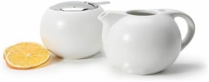 Danesco CHA Tea Cream &amp; Sugar Set - White