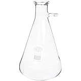 United Scientific FG5340-2000 Borosilicate Glass Heavy Wall Filtering Flask, Bolt Neck with Tubulation, 2000ml Capacity