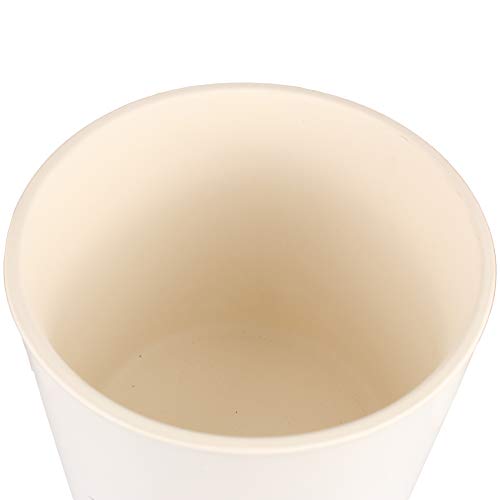Large Ceramic Kitchen Utensils Holder Jumbo Cooking Utensil Crock Kitchen Tools Organizer Caddy (White)