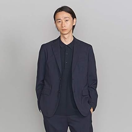 Amazon ビューティ ユース ユナイテッドアローズ メンズ Beauty Youth By ストレッチ Tw 2ボタン ジャケット セットアップ対応 Navy L コート ジャケット 通販
