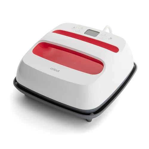 Cricut EasyPress 2 (SE) (22.9 x 22.9 CM), Heißpresse für T-Shirts, Kissen, Tragetaschen und mehr – Himbeere