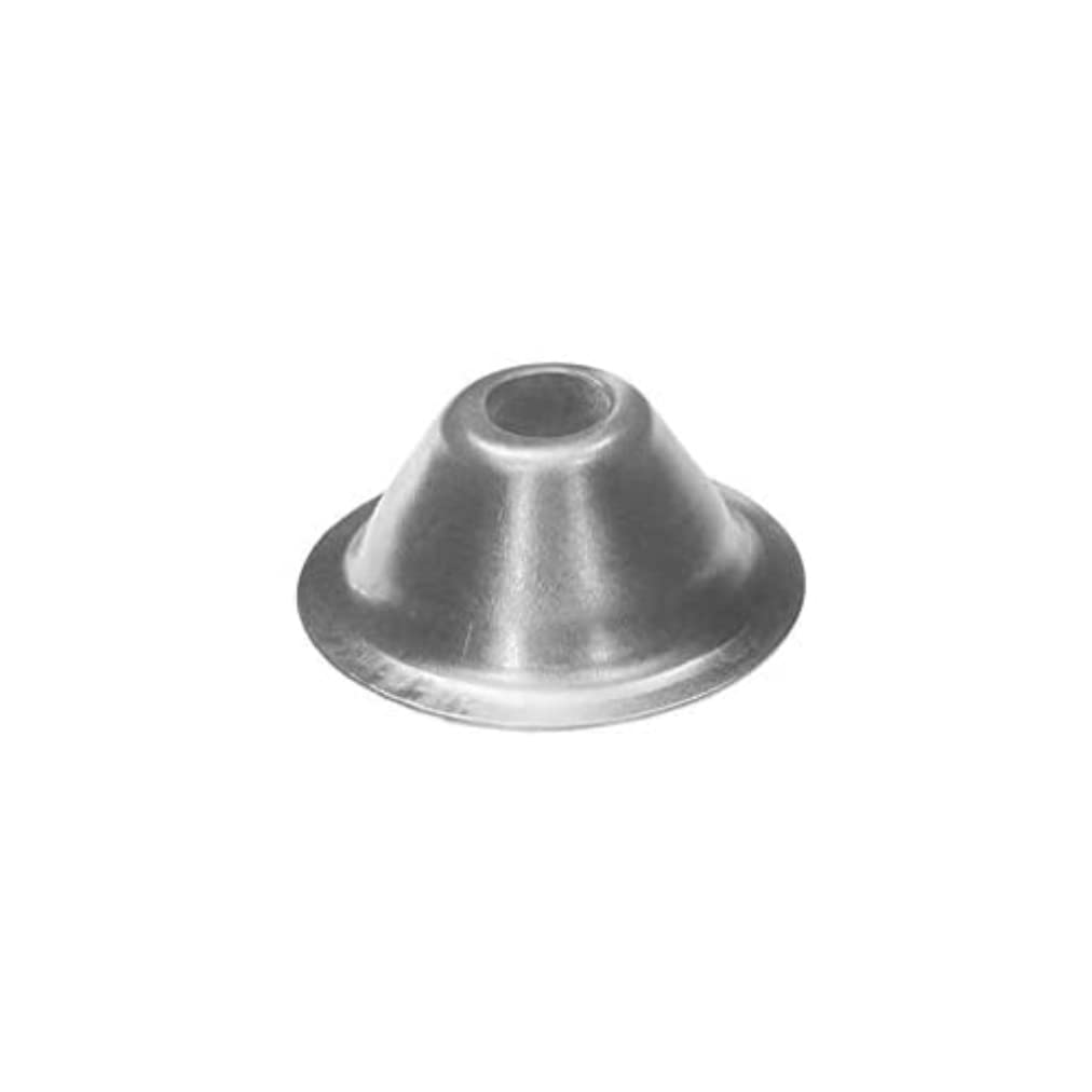 Conical Rosette 19 mm x 38 mm, Silver, Box of 100