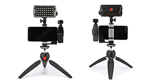 PGYTECH Phone Holder Set for DJI Osmo Pocket, Mobile Bracket Set Stand Accessories with Luckybird USB Reader