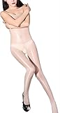 Womens Sexy Lingerie Strapless Crotchless Bodystocking Babydoll Bodysuits (Skin Color)