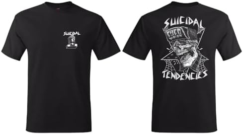 Suicidal Tendencies Official Enjoy ST T-Shirt + Sticker Black
