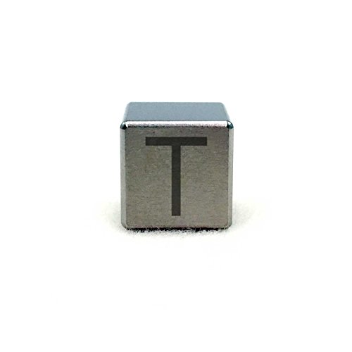 Tungsten engraved cube - 0.5" (t)
