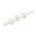 HsdsBebe 2pcs/Set Newborn Baby Girl Princess Mary Jane Shoes Toddler Infant Wedding Dress Flat Shoes with Free Headband