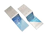 Drop Open Bar Security Door Lock Bracket Brackets Fits 2x4 Boards 2 x 4 Lumber 2.4