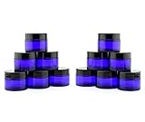 1-Ounce Cobalt Glass Jars (12-Pack); Little