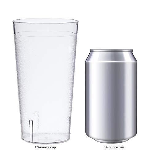 4 20+ounce+Break+Resistant+Restaurant+Style+Beverage+Tumblers