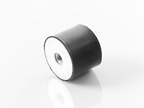 Machine Foot Furniture Foot Rubber Metal Element with Internal Thread Type C (M16 x 16, 100 x 40)