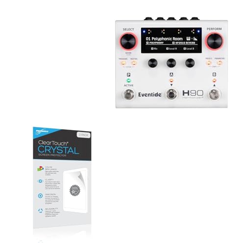 BoxWave Screen Protector Compatible with Eventide H90 - ClearTouch Crystal (2-Pack), HD Film Skin - Shields from Scratches