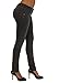 Premium Stretch Cotton Butt Lifting, Levanta Cola, Skinny Leg Premium French Terry Fashion Moleton in Asphalt Size S