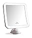 8x Magnification LED Makeup Mirror with Adjustable Arm/Tilt Head, Advanced Suction cup, Perfect for Makeup, Exfoliating, Bathroom, Dressing Room, Face Washing, Tweezing, Personal Use or Travel
