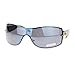 Womens Rimless Shield Oversized Sunglasses Designer Fashion