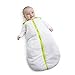 Baby Deedee Sleep Nest Sleeping Sack, Warm Baby Sleeping Bag fits Newborns and Infants, White Lime Green, Medium 6-18 Months
