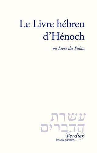 Le Livre hébreu d'Hénoch, ou Livre des Palais by Anonyme (Paperback)