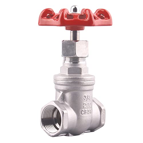 Megairon 1-1/2" Heavy Duty Gate Valve With Red Handle