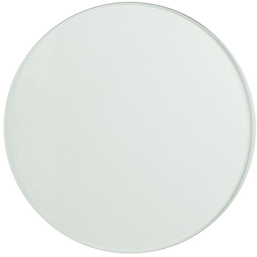 LIFE Home Thick Round Tempered and Beveled Clear Glass Dining Table Top Replacement 48 inch x 1/2 inch Thick