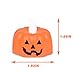 18PCs Halloween party favors 3D Pumpkin Flameless Candle Battery Operated LED Candle for Halloween Decorations,Themed Party Supplies,1.9
