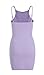 Youngkim Women Cute Backless Spaghetti Strap High Neck Mini Bodycon Dress