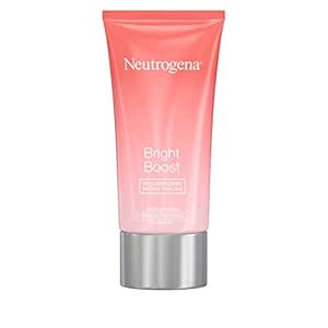 Neutrogena Bright Boost Resurfacing Facial Exfoliator with Glycolic and Mandelic AHAs Gentle Skin Resurfacing Face Cleanser for Bright Smooth Skin, Micro Polish, 2.6 Fl Oz