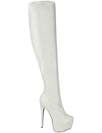 white suede over the knee boots