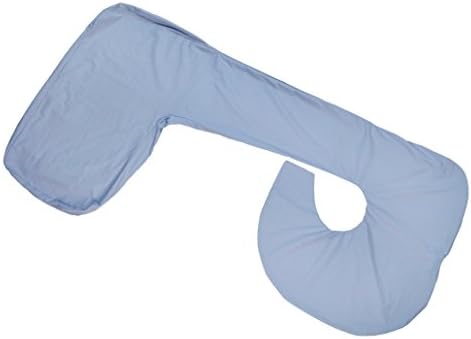 Today's Mom Cozy Cuddler Pregnancy Pillow Replacement Cover, Sky Blue