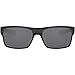 Oakley Men's OO9256 Twoface Low Bridge Fit Rectangular Sunglasses, Steel/Black Iridium, 60 mm