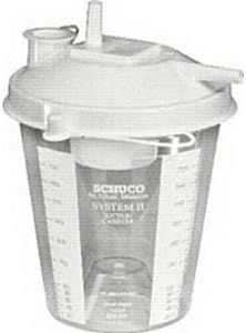 2000cc Suction Canister, 4/Case