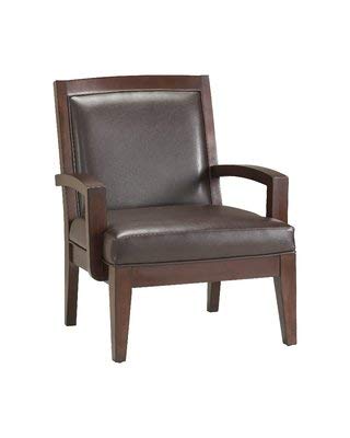 Tan Leather Accent Chair - Everything Furniture