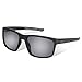 KastKing Toccoa Polarized Sport Sunglasses for Men and Women, Matte Blackout Frame, Smoke Lens