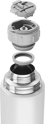 ZWILLING Thermo Isolierflasche, Integrierte Tasse, Thermokanne, Doppelwandisolierung, 1 L, Höhe: 28, 1 cm, WeiÃ, small – Bild 6