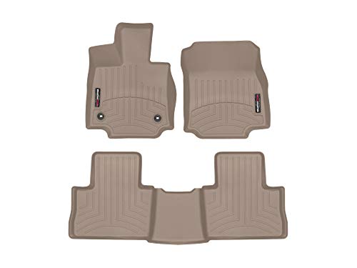 WeatherTech Custom Fit FloorLiner for Toyota RAV4-1st & 2nd Row (Tan)