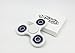 WeFidget's Anxiety Fighter Bluecap Fidget Spinners, 1-3 Minute Spin Time, Hybrid Ceramic Bearings (White)