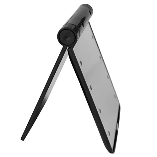 EYX Formula Fashion Girls 8 LED Makeup Mirror Desktop Mirror,Portable Folding Travel Mirror Compact Mirror for Face Beauty - Thumbnail 2