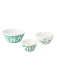Kitchen: Pyrex 1125474 Vintage Charm Rise N Shine 3 Piece Mixing Bowl Set, Multicolor - World Kitchen, LLC