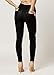 Premium Stretch Soft High Waisted Jeggings for Women - Denim Leggings - Cotton Stretch Blend - Full Length Black - 0-10