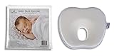 Little Poppetz Newborn Memory Foam Baby Pillow - Baby Head Support - Flat Head Pillow - Baby Sleep Positioner: Protect the Round Shape of Your Baby's Soft Head - Perfect to Prevent Flat Head Syndrome