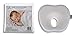 Little Poppetz Newborn Memory Foam Baby Pillow - Baby Head Support - Flat Head Pillow - Baby Sleep Positioner: Protect the Round Shape of Your Baby's Soft Head - Perfect to Prevent Flat Head Syndrome