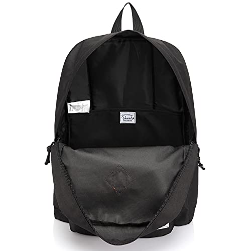 VASCHY Lightweight Backpack for School, Classic Basic Water Resistant