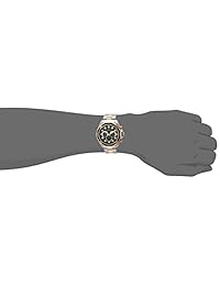 Invicta 22806 - Reloj de cuarzo para hombre con correa de acero inoxidable, dos tonos, 24 modelos