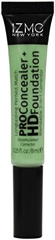 2-In-1 PRO Concealer + HD Foundation .25 Oz Long lasting Blendable Corrector (Redness Corrector)