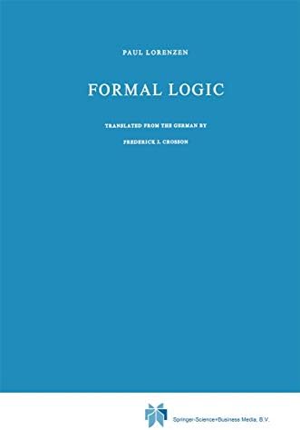 Formal Logic: Jeffrey, Richard C.: 9780070323162: Amazon.com: Books