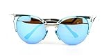 GAMT Luxury Colorful Vintage Cat Eye Mirror Sunglasses