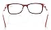 Eyekepper Classic Vintage Style Reading Glasses, Black-Red