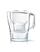 BRITA S0500 Aluna Fridge Water Filter jug for Reduction of Chlorine, limescale and Impuities, White, 2.4 L