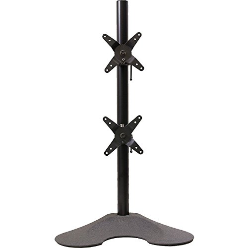 ERGOTECH 100-D28-B11 DUAL VERTICAL DESK STAND